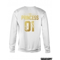 PRINCE & PRINCESS matching sweatshirts for couples ★ NUMBERS ★