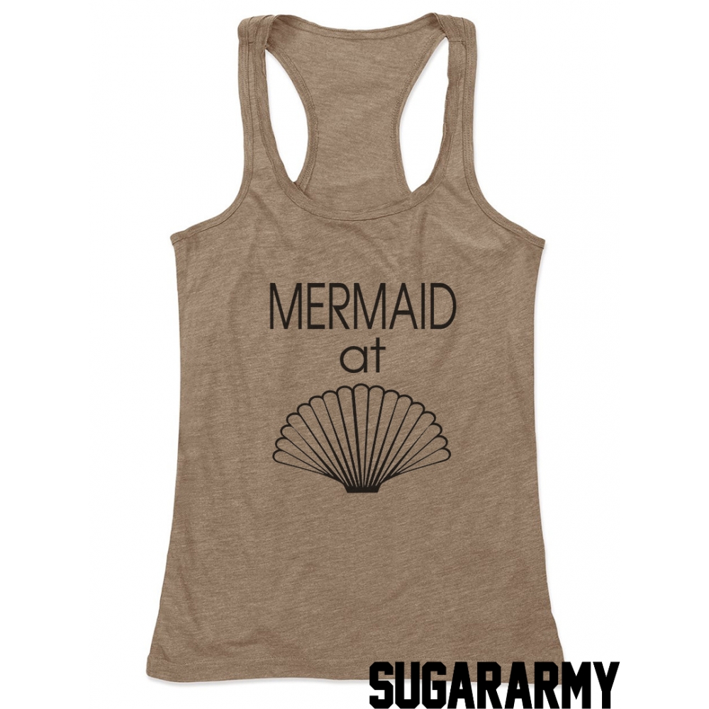 Mermaid at SEASHELL women tank top — SugarARMY