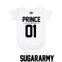 PRINCE 01 baby bodysuit ♛ CUSTOM NUMBER ♛