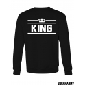 KING & QUEEN matching crewneck sweatshirt for couples