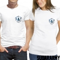 KING and QUEEN blue camouflage t-shirts
