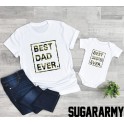 BEST DAUGHTER EVER BEST DAD EVER CAMOUFLAGE PRINT
