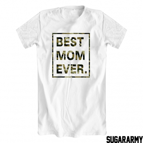 BEST MOM EVER Camouflage print