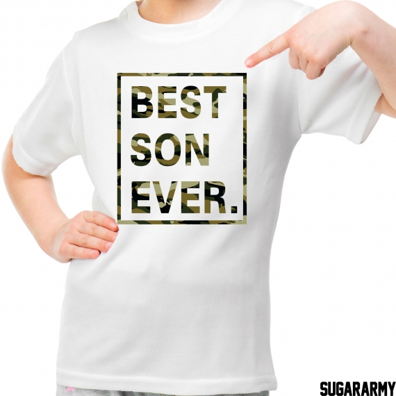 BEST SON EVER CAMO PRINT t-shirt