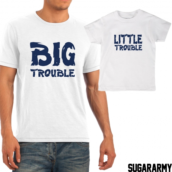 BIG TROUBLE LITTLE TROUBLE t-shirts
