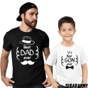BEST DAD EVER,  BEST SON EVER Matching Dad Son T-shirts