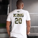 King and Queen Camouflage couple t-shirts
