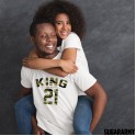 KING & QUEEN - COUPLES T-SHIRTS SET