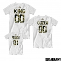 King, Queen and Prince Camouflage Print