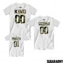 King, Queen and Princess Camouflage Print