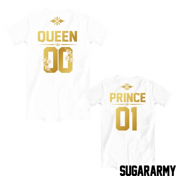 QUEEN and PRINCE golden print