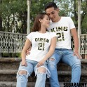 KING & QUEEN - COUPLES T-SHIRTS SET