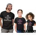 RAISING TWO PRINCESSES Matching Family Set - Pink Letters