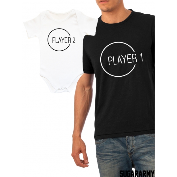 Player 1 Player 2 father and son matching set
