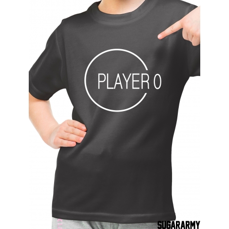 Player 00 kid t-shirt with custom number