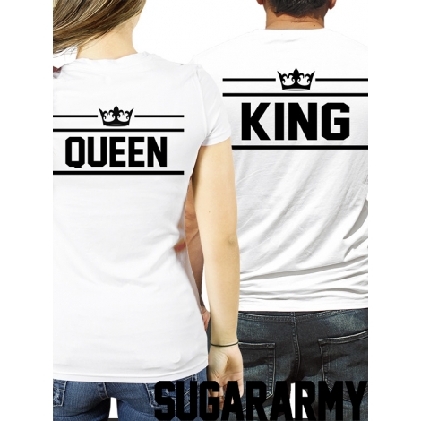 KING and QUEEN couples t-shirts ♛ Special Royalty Collection ♛