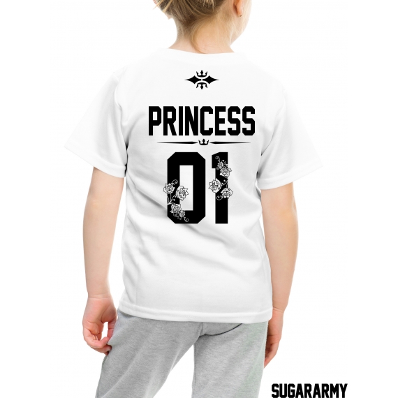 Princess 01 t-shirt with number on the back