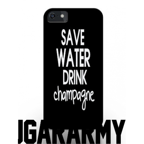 Save water Drink Champagne phone case