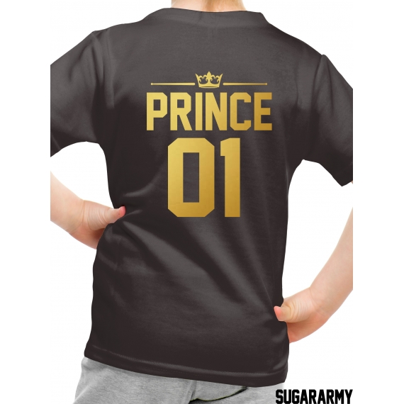 Prince 01 child t-shirt with Golden letters